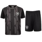 Kit Mini Craque Braziline Botafogo Infantil - Preto/Branco