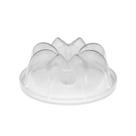 Kit mini forma c/tampa descartável 120ml c/30 un - plastilânia