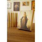 Kit mini ícone Virgem Maria + 5 Velas de oração - Via Crucis