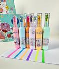 Kit Mini Marca Texto Garrafinha Gatinhos 6 Cores Q-1241