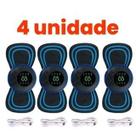 KIT Mini Massageador EMS Estimulador Elétrico De Pescoço Portátil Para Alívio Da Dor Muscular Cervical