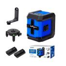 Kit Mini Nível a Laser 10m 2 Linhas 2 bateria recarregável (Horizontal e Vertical) com Suporte Magnético Autonivelan