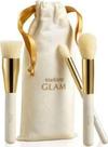 Kit Mini Pinceis Glam Eudora Cor Dourado Kit Mini Pinceis Glam Eudora Cor Dourado