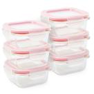 Kit Mini Potes Herméticos de Vidro Tampa com Trava 6 Peças