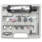 Kit Mini Retífica Pneumática Com Maleta Completa Politriz, Lixadeira E Esmerilhadeira