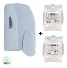Kit mini sabonete de espu. cristal c/ 2 refil alcool hc70 e-kit28