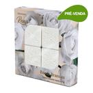 Kit Mini Sabonete Vegetal em Barra Rosas Branca 4x40g - Davene Kit Mini Sabonete Vegetal em Barra Rosas Negras 4x40g - Davene