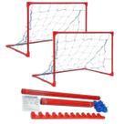 Kit Mini Soccer Master Rede 2 Traves Com Redes