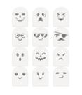 Kit Mini Stencil Halloween com 12 Peças 4,5cm Stmi-025 Litoarte