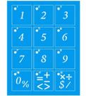 Kit Mini Stencil NÚMeros Com 14 PeÇAs 4,5cm Stmi-020 Litoarte