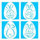 Kit Mini Stencils Coelhinhos Divertidos Kit Mini Stencils Coelhinhos Divertidos
