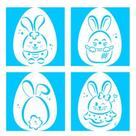 Kit Mini Stencils Coelho Divertido Bluestar Kit Mini Stencils Coelho Divertido Bluestar