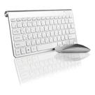 Kit Mini Teclado E Mouse Sem Fio Compacto - SHOPBR