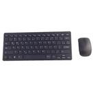 Kit Mini Teclado e Mouse Wireless Ultra Slim Sem Fio - Preto