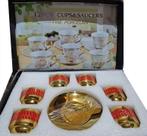 Kit Mini Xicaras de Porcelana Cafe Expresso Luxx Red 12PC 80ml
