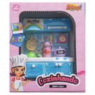 Kit Miniatura Cozinhando Mestre Cuca Azul Cooking Meninas