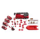 Kit Miniaturas Play Machine Bombeiro Resgate Multikids Kit Miniaturas Play Machine Bombeiro Resgate Multikids