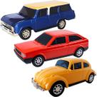 Kit Miniaturas Veraneio, Gol e Fusca - Brinquedos Colecionáveis para Presentes e Decoração Kit Miniaturas Veraneio, Gol e Fusca - Brinquedos Colecionáveis para Presentes e Decoração