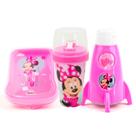 Kit Minnei Garrafinha retro 500 ML , Sanduicheira Infantil e Mini Shakeira Plasutil Kit Minnei Garrafinha retro 500 ML , Sanduicheira Infantil e Mini Shakeira Plasutil