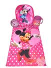 Kit minnie 04 itens- mochila+caneca+bola+toalha