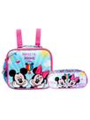 Kit Minnie Mickey Lancheira Térmica + Estojo Sweet Disney