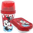 Kit Minnie Porta Lanche Infantil Escolar Passeio Plasutil