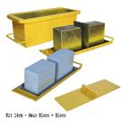 Kit Misto N14 Forma Bloco E Meio Bloco Concreto Vazado