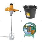 Kit Misturador Mel1200 220v Menegotti + Mangueira 20m e Balde 12l Kit Misturador Mel1200 220v Menegotti + Mangueira 20m e Balde 12l