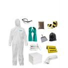 kit mitigacao contencao ambiental quimica completo 60 litros com descarte