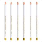 Kit Mitsubishi Rainbow: 6 Lápis Dermatográfico Branco 7610-1