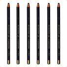 Kit Mitsubishi Rainbow: 6 Lápis Dermatográfico Preto 7610-24