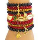 Kit Mix 10 Pulseiras Pomba Gira Umbanda