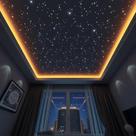 Kit Mix 500 Pontos Branco Céu Estrelado LED Quarto Infantil