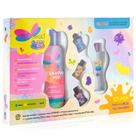 Kit Mix Beauty Slime ( Shampoo 200ml + 3 frascos para mistura + 3 corantes coloridos + 150 adesivos )