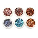 Kit mix de glitter holo helen color com 6un 26 Kit mix de glitter holo helen color com 6un 26