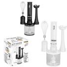 Kit Mixer, Processador e Batedor De Alimentos 3 Em 1 Compacto