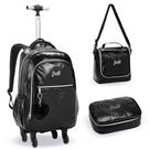 Kit Mochila 360, Lancheira e Estojo Escolar Metalizado Kit Mochila 360, Lancheira e Estojo Escolar Metalizado