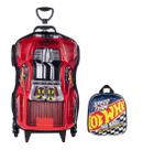 Kit Mochila 3d de Rodas Hotwheels Dawgzilla e Lancheira