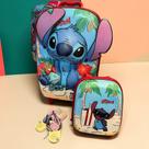 Kit Mochila 3d Stitch + Estojo + Chinelo Infantil Kit Mochila 3d Stitch + Estojo + Chinelo Infantil