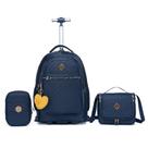 Kit Mochila Bolsa Escolar Juvenil Lancheira Estojo Feminino Menina Resistente