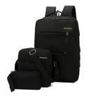 Kit Mochila Bolsa Estojo Executiva Masculina Notebook Escolar Trabalho