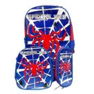 Kit Mochila C/ Rodinhas E Lancheira + Estojo Spiders Web