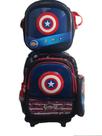 Kit mochila capitao america 43cm jq28490 Kit mochila capitao america 43cm jq28490