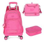 Kit Mochila Carrinho 360 Crinkle Up4You Feminino Haste Dupla - Luxcel