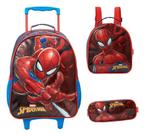 Kit Mochila Carrinho Homem Aranha Spider Man Xeryus Kit Mochila Carrinho Homem Aranha Spider Man Xeryus