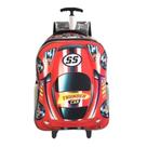 Kit Mochila Carrinho + Lancheira Carro de Corrida Thunder Car - Ref BPE20784