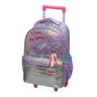 Kit Mochila Carrinho + Lancheira Infantil I Need My Space - Ref 998S01