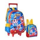 Kit Mochila Carrinho + Lancheira Infantil Os Aventureiros - Ref AV2794K