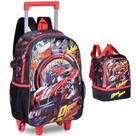 Kit Mochila Carro Fast Machine Escolar Rodinha G Lancheira Kit Mochila Carro Fast Machine Escolar Rodinha G Lancheira