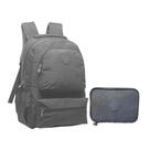 Kit Mochila Casual e Estojo Crinkle 17,5" Yins YS41053 Cor:Cinza Kit Mochila Casual e Estojo Crinkle 17,5" Yins YS41053 Cor:Cinza